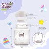 BeeBaby Pump N' Protect Breast Milk Storage Bottles. Pack of 3 Milk Collection Bottles fits Most Wide Neck Breast Pumps. 100% BPA Free. 150ML / 5oz. White