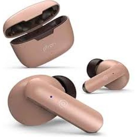 pTron Bassbuds Duo in-Ear Bluetooth 5.1 Wireless Headphones, Stereo Audio, Touch Control TWS Earbuds with HD Mic, Type-C Fast Charging, IPX4 Water Resistant & Voice Assistance