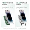(Refurbished) Ambrane Newly Launched 5000Mah Magnetic Wireless Powerbank Slim Fast Charging with 20W Wired Output, 15W Wireless Output,for iPhone 12,13,14,15,16 Other Qi Devices + Magnetic Ring (PB 5S - Purple) (Refurbished) Ambrane Newly Launched 5000Mah Magnetic Wireless Powerbank Slim Fast Charging with 20W Wired Output, 15W Wireless Output,for iPhone 12,13,14,15,16 Other Qi Devices + Magnetic Ring (PB 5S - Purple)