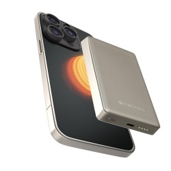 ZEBRONICS 10000 Mah Magsecure Power Bank, Fast USB Type C Charging 15W Wireless & 22.5W Wired, for iPhone 16,15,14,13,12, Android & Other Qi Enabled Devices, Compact Design (MW68, White)