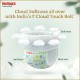 Huggies Natural Soft Premium Baby Diaper Pants, Our No.1 Soft Pants, Newborn/Extra Small (XS) Size (0-5 Kgs), Pack of 76 | Cloud Softness All over with India's 1st Cloud Touch Belt
