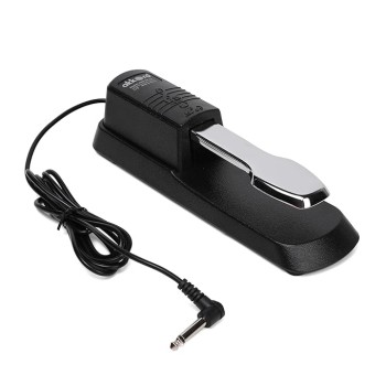 Akkord AKD SP-01 Sustain Pedal for Digital Piano, Electronic Keyboard, MIDI Synthesizer with Polarity Switch and Anti-Slip Pad- Black Akkord AKD SP-01 Sustain Pedal for Digital Piano, Electronic Keyboard, MIDI Synthesizer with Polarity Switch and Anti-Slip Pad- Black