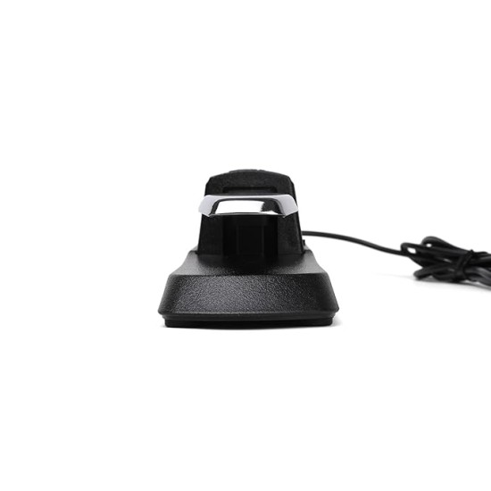 Akkord AKD SP-01 Sustain Pedal for Digital Piano, Electronic Keyboard, MIDI Synthesizer with Polarity Switch and Anti-Slip Pad- Black