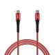 boAt Type-C C600 Tangle-Free, Sturdy Cable w/100W/5A Fast Charging Cable & 10Gbps Data Transmission,10000+ Bends Lifespan & Extended 1.5m Length,Compatible w/Xiaomi,Oneplus, Samsung, Vivo & Oppo(Red) boAt Type-C C600 Tangle-Free, Sturdy Cable w/100W/5A Fast Charging Cable & 10Gbps Data Transmission,10000+ Bends Lifespan & Extended 1.5m Length,Compatible w/Xiaomi,Oneplus, Samsung, Vivo & Oppo(Red)