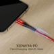 boAt Type-C C600 Tangle-Free, Sturdy Cable w/100W/5A Fast Charging Cable & 10Gbps Data Transmission,10000+ Bends Lifespan & Extended 1.5m Length,Compatible w/Xiaomi,Oneplus, Samsung, Vivo & Oppo(Red) boAt Type-C C600 Tangle-Free, Sturdy Cable w/100W/5A Fast Charging Cable & 10Gbps Data Transmission,10000+ Bends Lifespan & Extended 1.5m Length,Compatible w/Xiaomi,Oneplus, Samsung, Vivo & Oppo(Red)