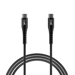 boAt Type-C C600 Tangle-Free, Sturdy Cable w/100W/5A Fast Charging Cable & 10Gbps Data Transmission,10000+ Bends Lifespan & Extended 1.5m Length,Compatible w/Xiaomi,Oneplus, Samsung, Vivo & Oppo(Black)