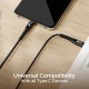 boAt Type-C C600 Tangle-Free, Sturdy Cable w/100W/5A Fast Charging Cable & 10Gbps Data Transmission,10000+ Bends Lifespan & Extended 1.5m Length,Compatible w/Xiaomi,Oneplus, Samsung, Vivo & Oppo(Black) boAt Type-C C600 Tangle-Free, Sturdy Cable w/100W/5A Fast Charging Cable & 10Gbps Data Transmission,10000+ Bends Lifespan & Extended 1.5m Length,Compatible w/Xiaomi,Oneplus, Samsung, Vivo & Oppo(Black)