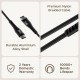 boAt Type-C C600 Tangle-Free, Sturdy Cable w/100W/5A Fast Charging Cable & 10Gbps Data Transmission,10000+ Bends Lifespan & Extended 1.5m Length,Compatible w/Xiaomi,Oneplus, Samsung, Vivo & Oppo(Black) boAt Type-C C600 Tangle-Free, Sturdy Cable w/100W/5A Fast Charging Cable & 10Gbps Data Transmission,10000+ Bends Lifespan & Extended 1.5m Length,Compatible w/Xiaomi,Oneplus, Samsung, Vivo & Oppo(Black)