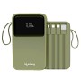 (Refurbished) Lifelong Electronics 20000mAh 22.5W Fast Charging Power Bank | 3 Inputs (in-Built USB Cable + Lightning + Type-C Port) | 6 Outputs (3 in-Built Cables + 1 Type-C Port + 2 USB Ports) | QC 3.0 Powerbank
