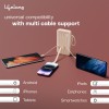(Refurbished) Lifelong Electronics 10000mAh 22.5W Fast Charging Power Bank | 3 Inputs (1 Built-in USB A Cable + 1 C + 1 Lightning Port) & 6 Outputs (3 Built-in Cables + 1 C + 2 A Port) | Small Pocket Size Powerbank (Refurbished) Lifelong Electronics 10000mAh 22.5W Fast Charging Power Bank | 3 Inputs (1 Built-in USB A Cable + 1 C + 1 Lightning Port) & 6 Outputs (3 Built-in Cables + 1 C + 2 A Port) | Small Pocket Size Powerbank