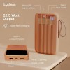 Lifelong Electronics 20000mAh 22.5W Fast Charging Power Bank | 3 Inputs (in-Built USB Cable + Lightning + Type-C Port) | 6 Outputs (3 in-Built Cables + 1 Type-C Port + 2 USB Ports) | QC 3.0 Powerbank Lifelong Electronics 20000mAh 22.5W Fast Charging Power Bank | 3 Inputs (in-Built USB Cable + Lightning + Type-C Port) | 6 Outputs (3 in-Built Cables + 1 Type-C Port + 2 USB Ports) | QC 3.0 Powerbank
