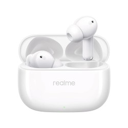 realme Buds T310 Truly Wireless in Ear Earbuds with 46dB Hybrid ANC, 360° Spatial Audio, 12.4mm Dynamic Bass Driver, Upto 40Hrs Battery and Fast Charging (Agile White)