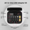 (Refurbished) Portronics Snapcase 60W Multifunctional Fast Charging Data Cable Kit, Conversion Set USB A & Type C to Male Micro/Type C/Lightning,Data Transfer,Sim Storage,Sim Eject Pin,Pocket Mirror,Phone Holder (Refurbished) Portronics Snapcase 60W Multifunctional Fast Charging Data Cable Kit, Conversion Set USB A & Type C to Male Micro/Type C/Lightning,Data Transfer,Sim Storage,Sim Eject Pin,Pocket Mirror,Phone Holder