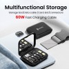 (Refurbished) Portronics Snapcase 60W Multifunctional Fast Charging Data Cable Kit, Conversion Set USB A & Type C to Male Micro/Type C/Lightning,Data Transfer,Sim Storage,Sim Eject Pin,Pocket Mirror,Phone Holder (Refurbished) Portronics Snapcase 60W Multifunctional Fast Charging Data Cable Kit, Conversion Set USB A & Type C to Male Micro/Type C/Lightning,Data Transfer,Sim Storage,Sim Eject Pin,Pocket Mirror,Phone Holder