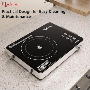 Lifelong 2000 Watt Infrared Induction Stove with Digital Display - Surge Protection, Electric Induction, 4 Cooking Modes, Auto Shut Off & Temperature Control with Voltage Protection Lifelong 2000 Watt Infrared Induction Stove with Digital Display - Surge Protection, Electric Induction, 4 Cooking Modes, Auto Shut Off & Temperature Control with Voltage Protection