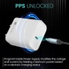 Portronics Adapto 25 25W Super Fast Type C PD Wall Charger for iPhone 15/14/13/12/11 All Pro,Max Series, Samsung Galaxy S/A/M/F Series & Other Type C Devices, PPS Protection,Fast Charging Adaptor