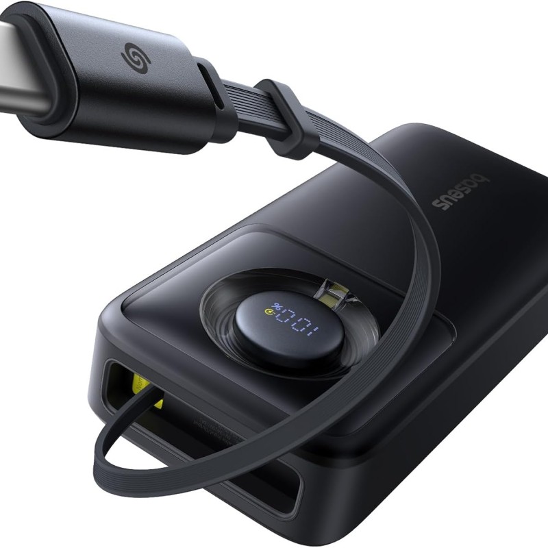 Baseus Free2Pull 20k 65W Cable Black Baseus Free2Pull 20k 65W Cable Black