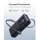 Baseus Free2Pull 10000mAh 30W Fast Charging Power Bank – Built-in Retractable USB-C Cable, Digital Display, Compact Design – Cosmic Black
