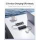 Baseus Free2Pull 10000mAh 30W Fast Charging Power Bank – Built-in Retractable USB-C Cable, Digital Display, Compact Design – Cosmic Black