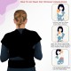 Bembika Adjustable Hands-Free Baby Sling Carrier Baby Wrapping Cloth for New Born with Comfortable Carrying Positions Lightweight & Travel Friendly Baby Wraping Cloth-(Black)