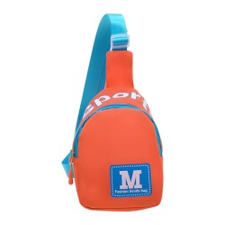 BEMBIKA Kids Shoulder Bag - Compact and Stylish Children Sling Bag, Coin Purse Waist Backpack With Crossbody Shoulder Bag Design, Sling Bag Daypack Travling & Hiking Chest Bag-(Red)