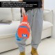 BEMBIKA Kids Shoulder Bag - Compact and Stylish Children Sling Bag, Coin Purse Waist Backpack With Crossbody Shoulder Bag Design, Sling Bag Daypack Travling & Hiking Chest Bag-(Red)