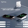 Lifelong Electronics 10000mAh MagSafe Wireless Fast Charging Power Bank | Slim & Compact | For iPhone & All Wireless Enabled Phone | Type C & Lightning Input | 3 In-built Cables| 15W Wireless | QC 3.0 Lifelong Electronics 10000mAh MagSafe Wireless Fast Charging Power Bank | Slim & Compact | For iPhone & All Wireless Enabled Phone | Type C & Lightning Input | 3 In-built Cables| 15W Wireless | QC 3.0