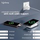 Lifelong Electronics 10000mAh MagSafe Wireless Fast Charging Power Bank | Slim & Compact | For iPhone & All Wireless Enabled Phone | Type C & Lightning Input | 3 In-built Cables| 15W Wireless | QC 3.0