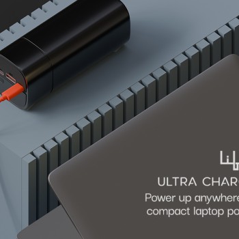 (Refurbished) Lifelong 65W 20000 mAh Super Fast Charging Laptop Power Bank with 2 Type C PD Output Ports & 1 USB Output Ports Compatible with Laptop, Android Smartphones, iPhones, iPad, Tablet (Black) (Refurbished) Lifelong 65W 20000 mAh Super Fast Charging Laptop Power Bank with 2 Type C PD Output Ports & 1 USB Output Ports Compatible with Laptop, Android Smartphones, iPhones, iPad, Tablet (Black)