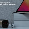 (Refurbished) Lifelong 65W 20000 mAh Super Fast Charging Laptop Power Bank with 2 Type C PD Output Ports & 1 USB Output Ports Compatible with Laptop, Android Smartphones, iPhones, iPad, Tablet (Black) (Refurbished) Lifelong 65W 20000 mAh Super Fast Charging Laptop Power Bank with 2 Type C PD Output Ports & 1 USB Output Ports Compatible with Laptop, Android Smartphones, iPhones, iPad, Tablet (Black)