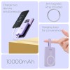 FLiX (Beetel) MagConnect Pro 10k 15W Magnetic Wireless Output,22.5W QC/PD/PPS Pocket Power Bank,Inbuilt Type C & Lightning Reversable cable Input/Output,LED Display,Perfect for iPhone 12,13,14(Purple) FLiX (Beetel) MagConnect Pro 10k 15W Magnetic Wireless Output,22.5W QC/PD/PPS Pocket Power Bank,Inbuilt Type C & Lightning Reversable cable Input/Output,LED Display,Perfect for iPhone 12,13,14(Purple)