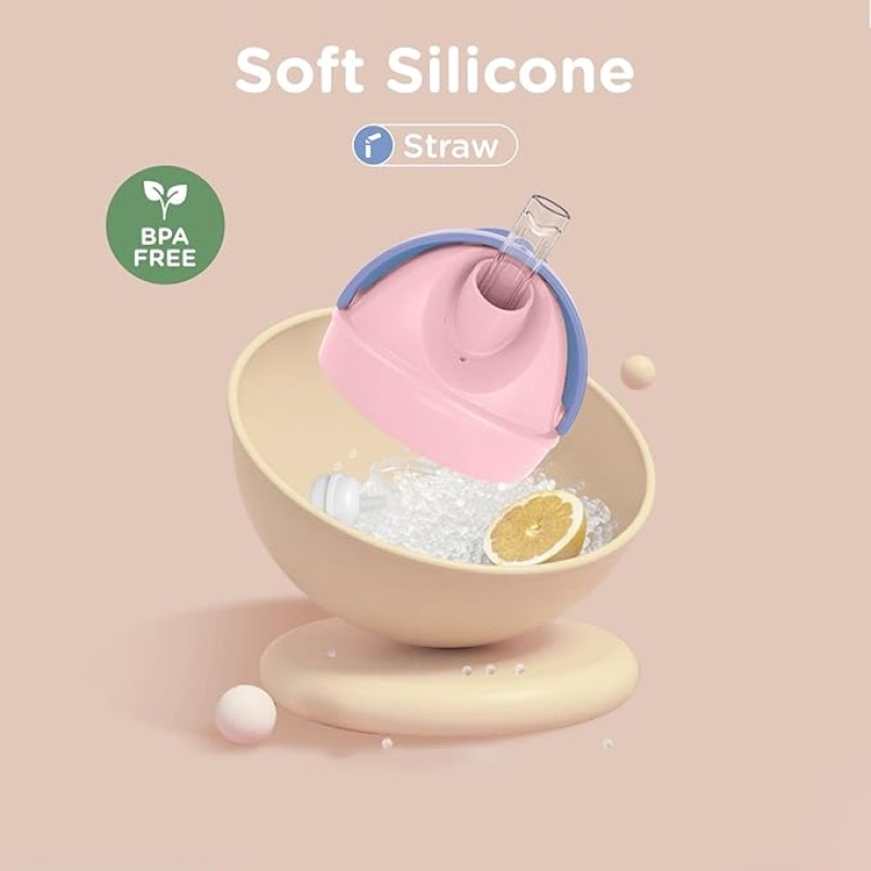 R for Rabbit Tritan Dino 320ml Baby Straw Sipper for Kids | Twin Handle Non Toxic BPA Free Soft Silicone Straw Sippy Bottle | Leak Proof Drinking Sippy Cup for 9+ Months Babies (Pink Blue) R for Rabbit Tritan Dino 320ml Baby Straw Sipper for Kids | Twin Handle Non Toxic BPA Free Soft Silicone Straw Sippy Bottle | Leak Proof Drinking Sippy Cup for 9+ Months Babies (Pink Blue)