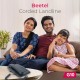 Beetel G10 Newly Launched,Expandable Cordless Landline Phone, Ringer LED Indication, Desk and Wall Mountable, 3 Step Ringer Volume Control, Tone/Puls/Flash/Pause/Redial, TEC Certified (G10 Warm Grey)