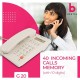 Beetel Newly Launched G20,TEC Certified,Caller ID Landline with LCD Display,Ringer LED,Adjustable Handset/Ringer Volume,Music on Hold,Wall Mountable,3 Level LCD Contrast,Alarm(G20-Warm Grey)