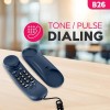 Beetel B26 Corded Slim Landline Phone,Ringer Volume Control,Wall/Desk Mountable,Ringer On/Off Switch,Clear Call Quality,Compact Design,Tone Pulse/Flash/Redial Function (Made in India) (Blue)(B26) Beetel B26 Corded Slim Landline Phone,Ringer Volume Control,Wall/Desk Mountable,Ringer On/Off Switch,Clear Call Quality,Compact Design,Tone Pulse/Flash/Redial Function (Made in India) (Blue)(B26)