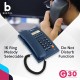 Beetel Newly Launched G30 Landline, TEC Certified, Caller ID LCD Display, Ringer LED, DTMF/FSK Compatible, 2-Way Adjustable Speaker Phone, Desk/Wall Mountable, 3 Level LCD Contrast(G30-Blue)