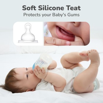 R for Rabbit First Feed Soft Silicone Nipple Teat for R for Rabbit Glass Bottles, PP Bottles and Stainless Steel Bottles (Size - S) Pack of 2 R for Rabbit First Feed Soft Silicone Nipple Teat for R for Rabbit Glass Bottles, PP Bottles and Stainless Steel Bottles (Size - S) Pack of 2