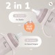 R for Rabbit Steebo Fusion Premium Stainless Steel Spout Cup for Baby, Leak & Spill Proof BPA Free Soft Silicone Straw Drinking Spout Sipper Bottle for Baby Boy & Girl of 6+ Months (270ml, Beige)