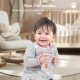 R for Rabbit Steebo Fusion Premium Stainless Steel Spout Cup for Baby, Leak & Spill Proof BPA Free Soft Silicone Straw Drinking Spout Sipper Bottle for Baby Boy & Girl of 6+ Months (270ml, Beige)