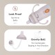 R for Rabbit Steebo Fusion Premium Stainless Steel Spout Cup for Baby, Leak & Spill Proof BPA Free Soft Silicone Straw Drinking Spout Sipper Bottle for Baby Boy & Girl of 6+ Months (270ml, Beige)
