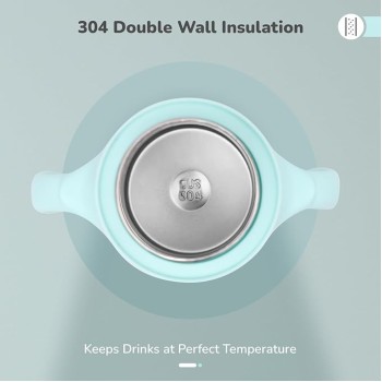 R for Rabbit Steebo Fusion Premium Stainless Steel Spout Cup for Baby, Leak & Spill Proof BPA Free Soft Silicone Straw Drinking Spout Sipper Bottle for Baby Boy & Girl of 6+ Months (270ml, Lake Blue) R for Rabbit Steebo Fusion Premium Stainless Steel Spout Cup for Baby, Leak & Spill Proof BPA Free Soft Silicone Straw Drinking Spout Sipper Bottle for Baby Boy & Girl of 6+ Months (270ml, Lake Blue)