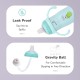 R for Rabbit Steebo Fusion Premium Stainless Steel Spout Cup for Baby, Leak & Spill Proof BPA Free Soft Silicone Straw Drinking Spout Sipper Bottle for Baby Boy & Girl of 6+ Months (270ml, Lake Blue)