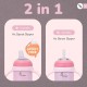 R for Rabbit Steebo Tiny Tales Premium Stainless Steel Straw Sipper for Baby, Leak & Spill Proof BPA Free Soft Silicone Straw Drinking Sipper Bottle for Baby Boy & Girl of 6+ Months (270ml, Pink)