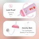 R for Rabbit Steebo Tiny Tales Premium Stainless Steel Straw Sipper for Baby, Leak & Spill Proof BPA Free Soft Silicone Straw Drinking Sipper Bottle for Baby Boy & Girl of 6+ Months (270ml, Pink)