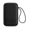 (Refurbished) Baseus QPow 2 10000mAh 30W Fast-Charging Power Bank – Dual Built-in Type-C Cables, Digital Display, PD Compatible – Cluster Black (Refurbished) Baseus QPow 2 10000mAh 30W Fast-Charging Power Bank – Dual Built-in Type-C Cables, Digital Display, PD Compatible – Cluster Black