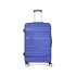 Spacewalk Gloster Hard Luggage, 77 cm, 8 Wheels, 3 Years Warranty, Blue