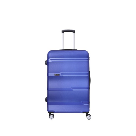 Spacewalk Gloster Hard Luggage, 67 cm, 8 Wheels, Blue