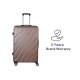 Spacewalk Stylux Hard Luggage, 67 cm, 8 Wheels, 3 Year Warranty, Brown