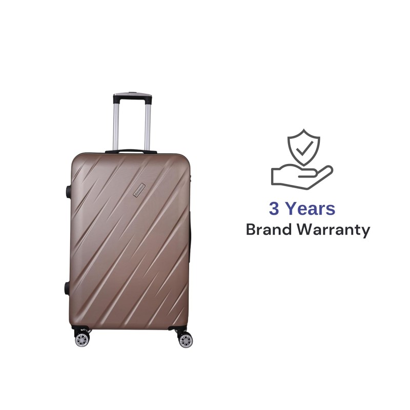 SPACEWALK STYLUX Hard Case ABS Luggage, SMALL, 50L, 8 Spinner Wheels, TSA Lock, Anti-Theft Zip, Lightweight & Durable, 3-Year Warranty, Made in India SPACEWALK STYLUX Hard Case ABS Luggage, SMALL, 50L, 8 Spinner Wheels, TSA Lock, Anti-Theft Zip, Lightweight & Durable, 3-Year Warranty, Made in India