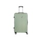 Spacewalk Stylux ABS Hard Luggage, 67 cm, 8 Wheels, 3 Year Warranty, Pista Green